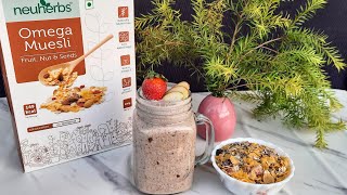 Muesli Smoothie Healthy Breakfast Recipe Muesli Recipe  Weight Loss Recipe  The Bliss Food [upl. by Sessler]