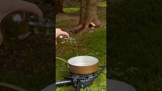 Risotto shorts short shortsvideo risotto mushroom cooking asmr campingfood food camping [upl. by Aserej36]