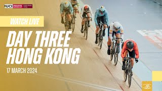 LIVE  Day Three Hong Kong China  2024 Tissot UCI Track Cycling Nations Cup [upl. by Nare]