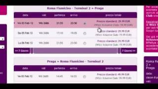 Wizzair Come ricercare e prenotare voli low cost [upl. by Avner123]