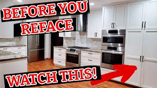 Kitchen Cabinet Renovation versus Kitchen Cabinet Refacing [upl. by Chon]