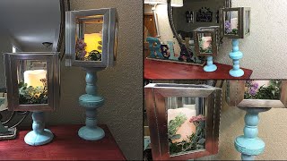 DIY SPRING DOLLAR TREE LANTERNS WITH CANDLE HOLDER [upl. by Sibell]