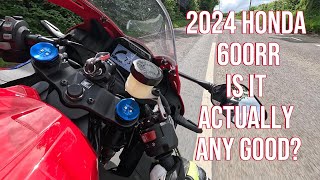 2024 Honda CBR600RR Review The BEST 600 SUPERSPORT honda supersport sportbike [upl. by Harneen944]