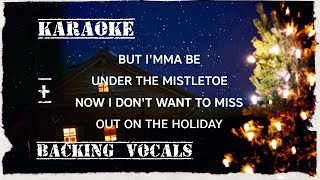 Mistletoe  Justin Bieber  Karaoke  Backing Vocals [upl. by Esoj]