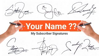 ✔️ S Signature  How To Create My Own Signature  Signature Style Of My Name [upl. by Lucania183]