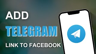 How to Add Telegram Link to Facebook [upl. by Kendry969]