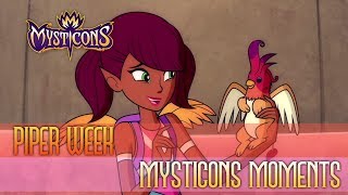 MYSTICONS MOMENTS  Piper Week ✨✨✨  MYSTICONS  Saturdays  800AM on Nicktoons [upl. by Barthold178]