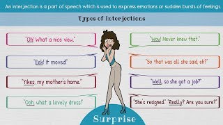 Interjections in English  60 Interjections and Exclamations with Examples [upl. by Essy]