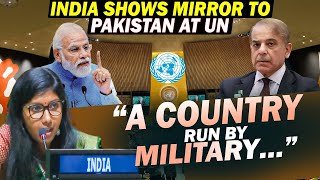 “A country run by Military…” Indian diplomat Bhavika Mangalanandan on Pakistan PMs speech at UNGA [upl. by Ku]