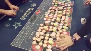 EXTREMELY PACKED roulette table at Winstar Pt1  UNCUT NO EDITS  500 Buyin  HARDCORE GAMBLERS [upl. by Elicec]