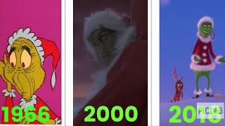 The Grinch Evolution 1966 2000 2018 The Grinch Hears The Whos’ Singing [upl. by Tomas455]