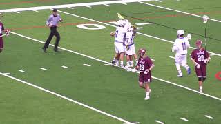 Widener Mens Lacrosse Highlights vs Swarthmore 2018 [upl. by Eamon339]