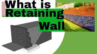 What is a Retaining Wall and its advantages [upl. by Heyward]