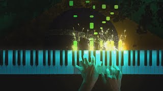 Aquarela do Brasil Ary Barroso  Piano Cover  LED Synthesia [upl. by Nohsauq403]