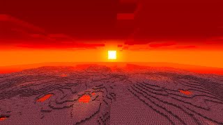 Transforming the Overworld into the Nether in Minecraft [upl. by Clifton]