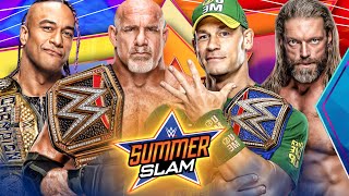 ¿JOHN CENA NUEVO CAMPEÓN UNIVERSAL  WWE SUMMERSLAM 2021 PREDICCIONES [upl. by Nauqram]