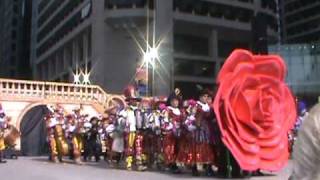 2010 Quaker City String Band Street Level in the Judges Stand on NYD [upl. by Aleydis]