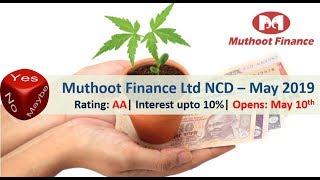 Muthoot finance NCD May2019 [upl. by Eilsek]