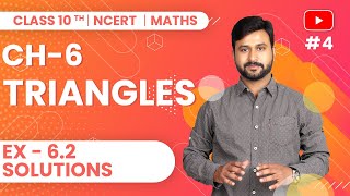 Class 10 Maths NCERT Ex 62 Solution Ch 6 Triangles [upl. by Jehoash]