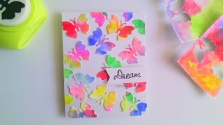 DIY  Easy Card Making for Beginners and Kids  Water Color Butterflies [upl. by Baptista]