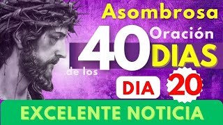 cuaresma DÍA 20🛐 EXCELENTES NOTICIAS Jer 2911 Asombrosa oracion de los 40 días💜 [upl. by Attenej837]