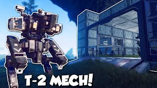 HUGE T2 MECH amp CAVE BASE  Pantropy Gameplay  Survival Mech Building Game [upl. by Donny]