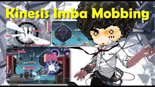 Training my Kinesis to LV220  MapleStory Kinesis Mobbing [upl. by Eddina555]