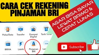 Cara Cek Nomor Rekening Pinjaman BRI [upl. by Mamoun752]