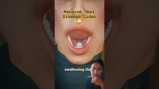 menaruh obat dibawah lidah obat medicine lidah science [upl. by Esnofla]