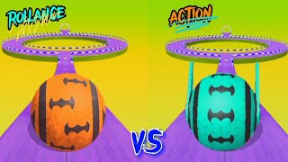 Action ball VS Rolans adventure Ball🏀Batman ball Compilation🔥which is winner🏆 level 790800 [upl. by Yob259]