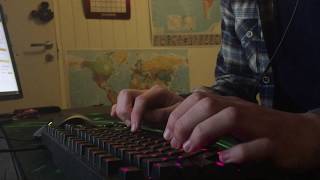 Cooler Master Masterkeys Pro S Cherry MX Blue Switches Very Loud ASMR Typing Test [upl. by Cyrillus]