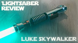 Luke Skywalker Neopixel Lightsaber Review Ally Sabers Legacy Saber [upl. by Ut713]