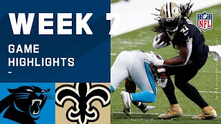 Panthers vs Saints Week 7 Highlights  NFL 2020 [upl. by Naol648]