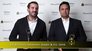 Telefónica Germany GmbH amp Co OHG gewinnt bei den German Stevie® Awards 2019 [upl. by Idurt]