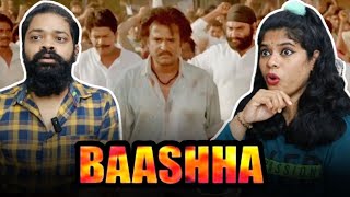 Baasha Mass Manik Baasha Scene REACTION  Rajinikanth  Nagma  Raghuvaran  Suresh Krissna  Deva [upl. by Ennasor413]