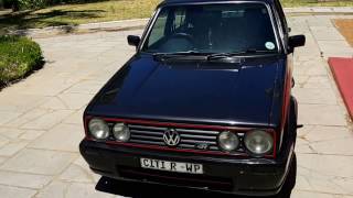 VW Citi R Line 18i Idling South African VW Mk1 [upl. by Eicats823]