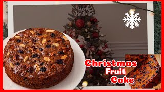 Christmas plum cake recipe with rum  Easy rich fruit cake recipe  SONALI’S KITCHEN [upl. by Dunlavy149]