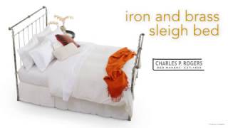 Iron amp Brass Sleigh Bed from Charles P Rogers [upl. by Acemahs]