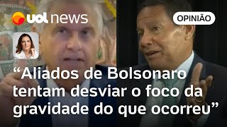 Mourão e Caiado fazem coro ao discurso da extrema direita que quer minimizar plano de golpe  Matais [upl. by Nosyk]