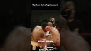 During Tommy Morrisons Battle with Lennox Lewis [upl. by Lemak685]