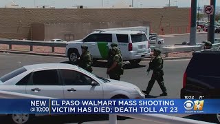 El Paso Walmart Shooting Victim Dies From Injuries Death Toll Now 23 [upl. by Illona]