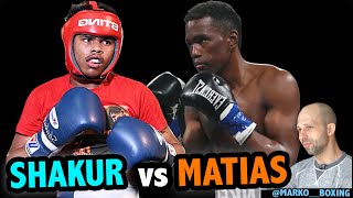 Shakur Stevenson vs Subriel Matias sparring breakdown [upl. by Kolva291]