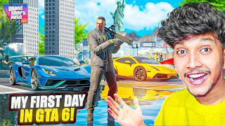 MY FIRST DAY IN GTA 6 CITY😍 [upl. by Baniaz755]