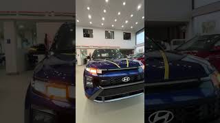 Hyundai Creta Nline 2024 Thunder Blue with abyss black roof automobile luxury autochrome [upl. by Sine]