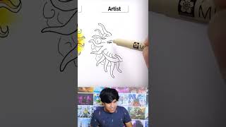 How to draw a sun noob vs pro [upl. by Mansur926]