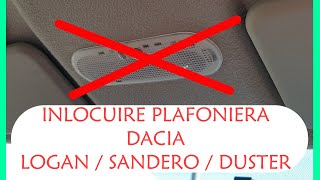 O altfel de plafoniera pe DACIA Logan Sandero Duster [upl. by Rekoob]