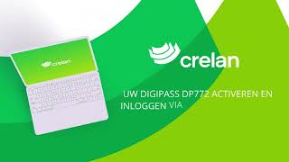 myCrelan homebanking registreren met de digipass [upl. by Yelnahs]