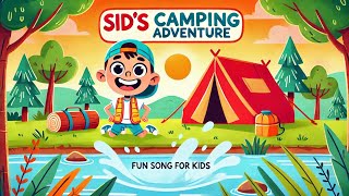 Sids Camping Adventure Fun Song for Kids  Camping amp Swimming SingAlongquot [upl. by Anitsirc]