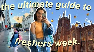 The ULTIMATE GUIDE to FRESHERS WEEK 2023  Freshers Week Advice [upl. by Diraf287]