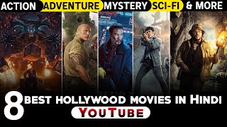 Top 8 Best Action Fantasy Hollywood Movies in Hindi on YouTube  2024 Hollywood Movies [upl. by Ashjian]